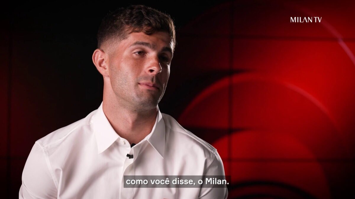 Pulisic se declara ao Milan e revela ser fã de