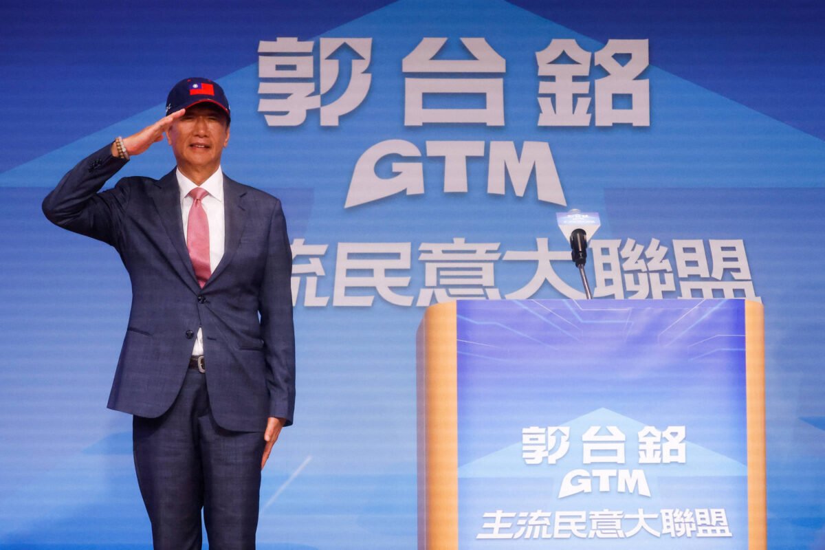 Gou, da Foxconn, sai candidato à Presidência de Taiwan -