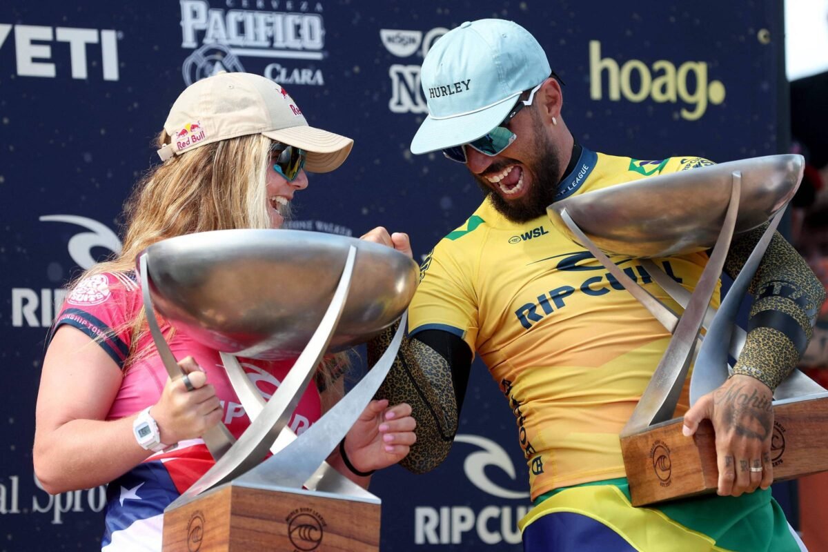 Filipe e Caroline, campeões após problemas de saúde mental -