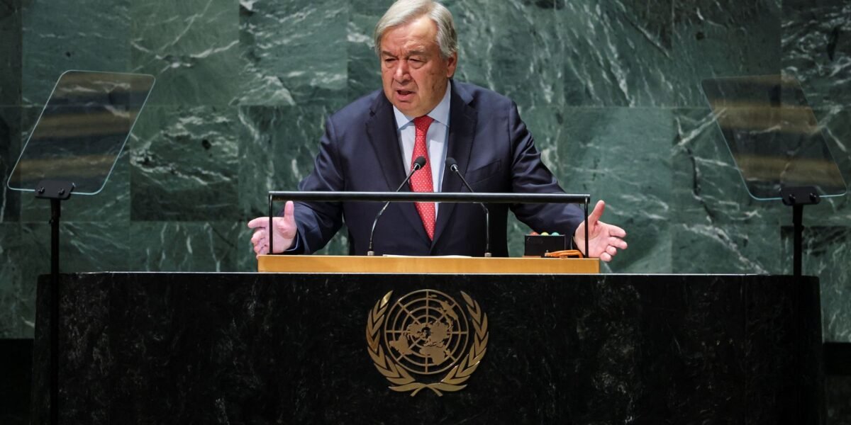 Guterres critica guerra na Ucrânia por "desencadear nexo de horror"