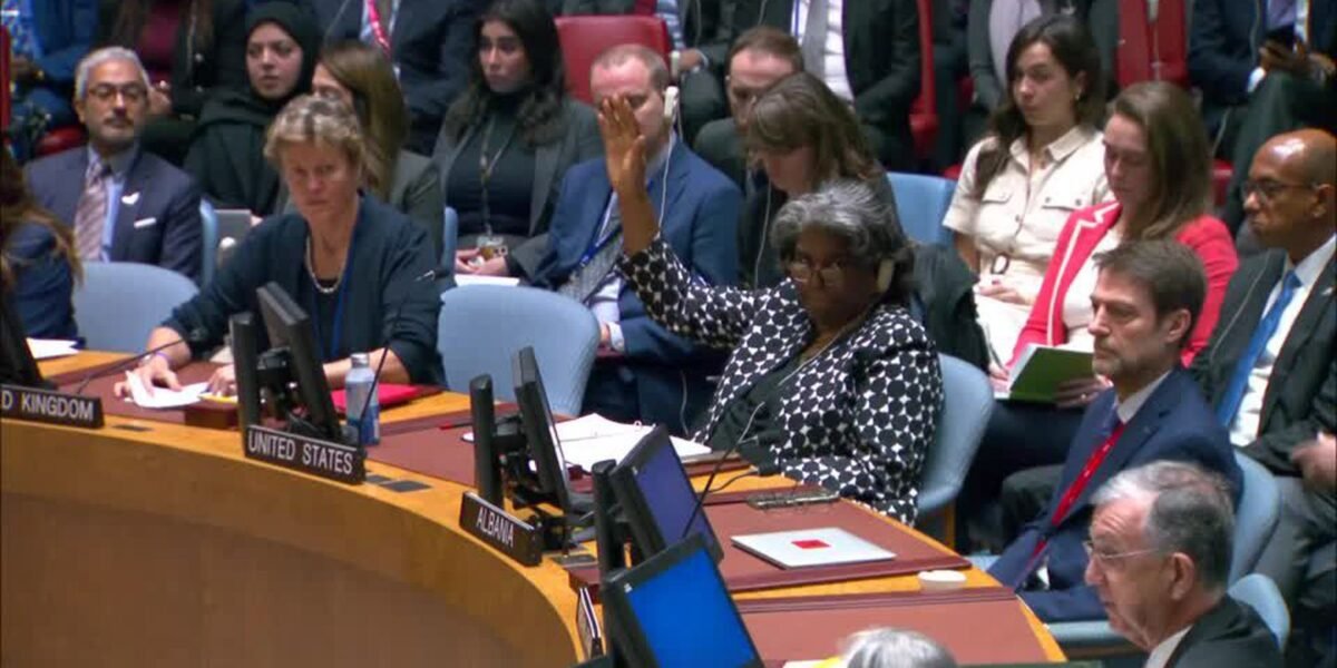 Human Rights Watch critica veto dos EUA ao texto do