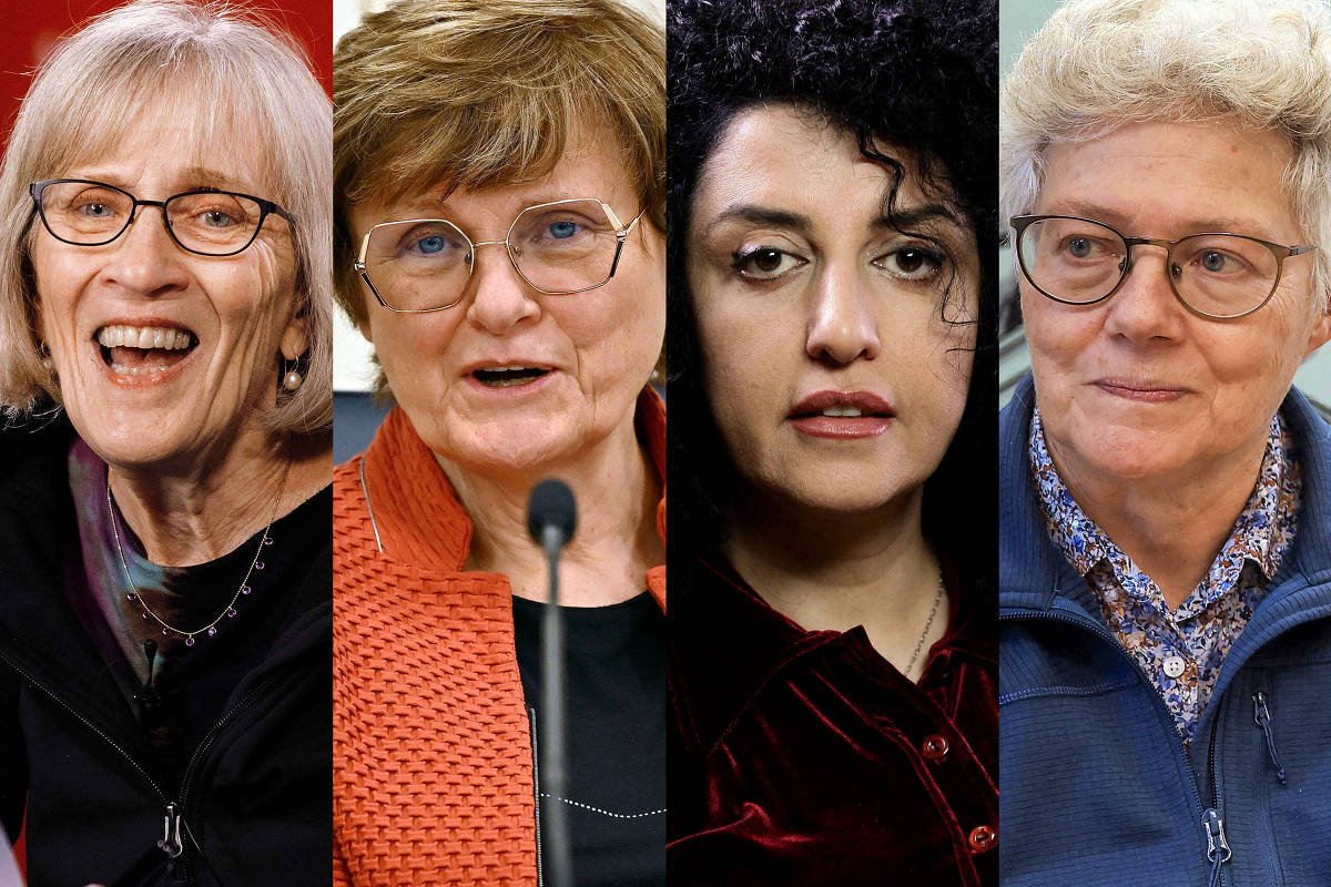 Nobel premia 4 mulheres em um ano pela 3ª vez