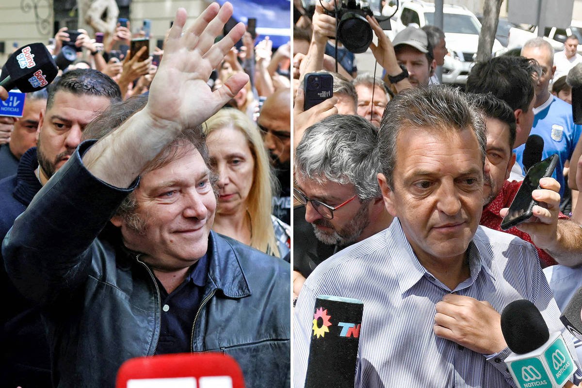 Massa ou Milei: Apuração na Argentina em tempo real -