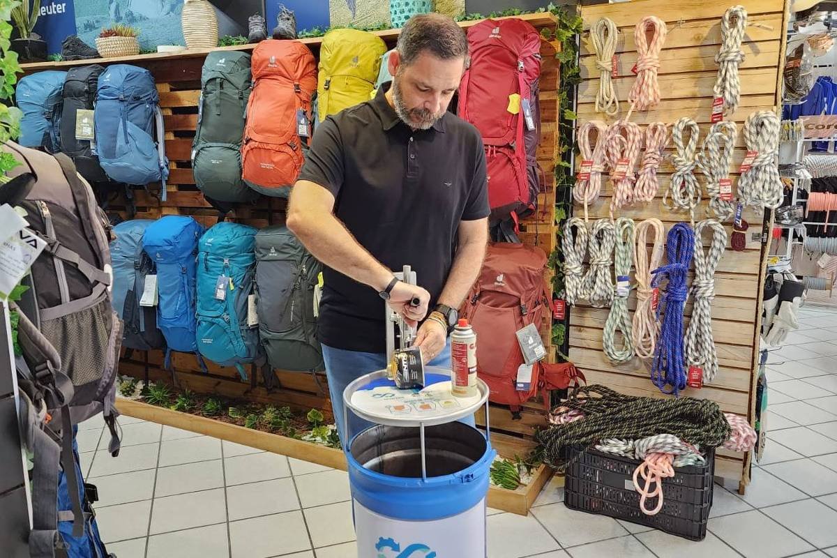 Reciclagem de cartuchos de gás tem prêmio internacional - 02/11/2023