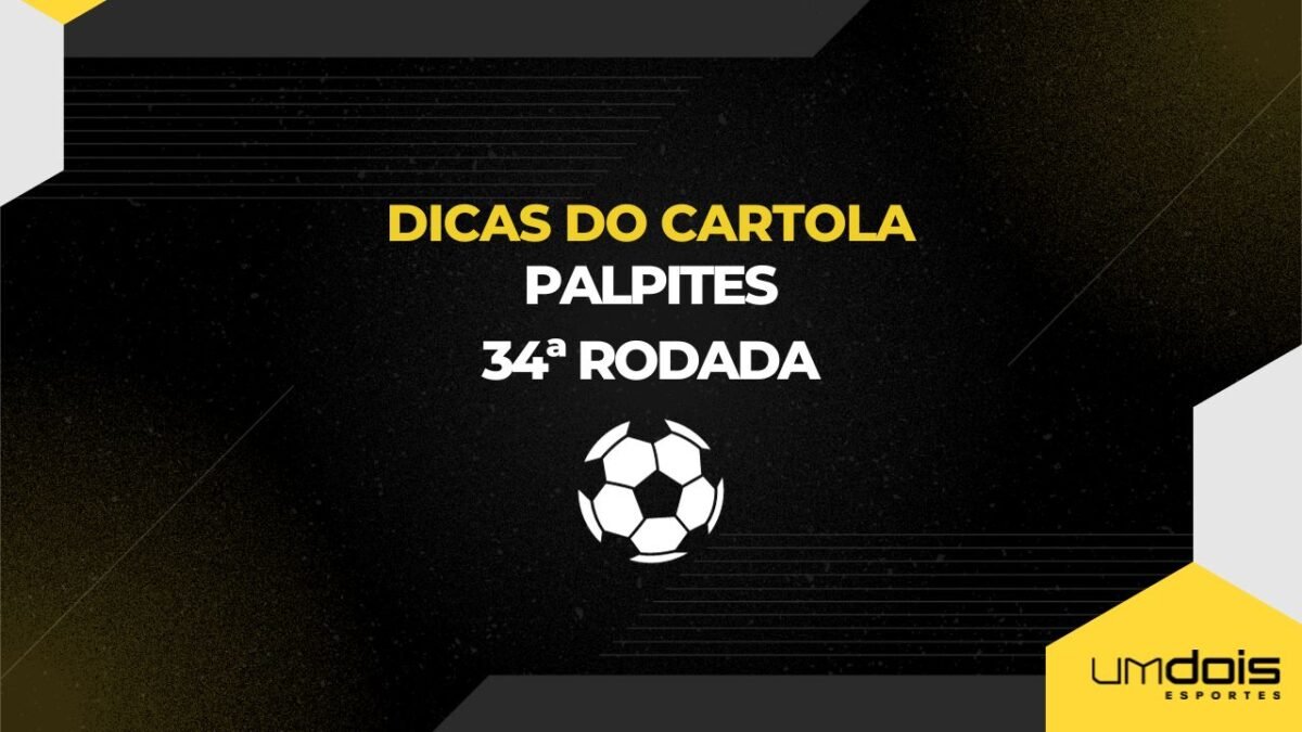 jogos e palpites da 34ª rodada do Brasileirão 2023