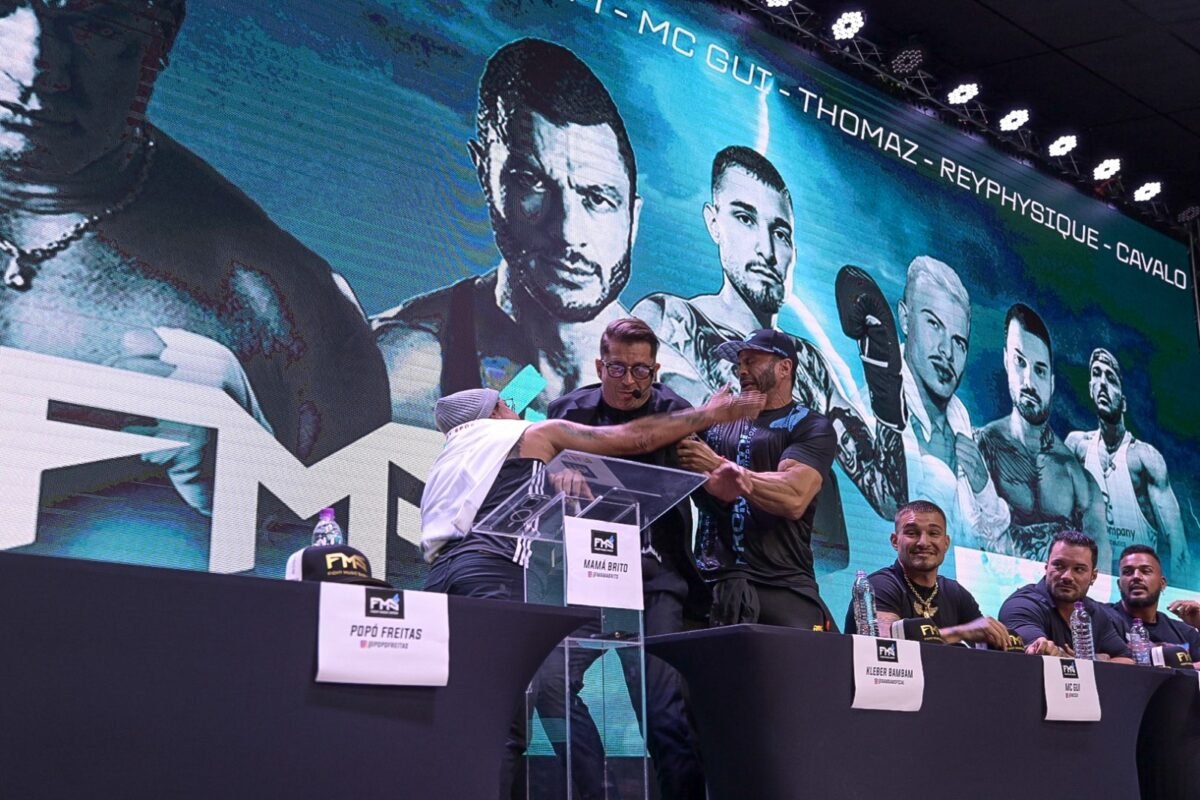 Briga entre Popó Freitas e Kleber BamBam marca coletiva do