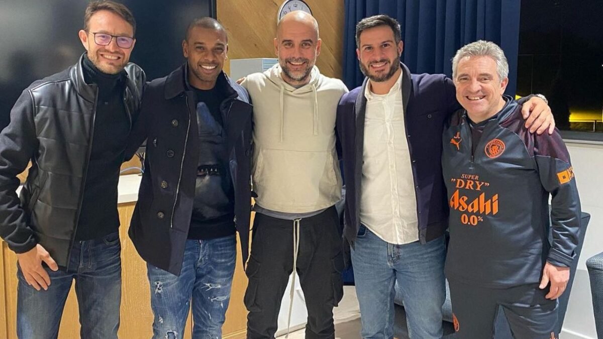 Fernandinho vira "espião" de Guardiola contra o Fluminense