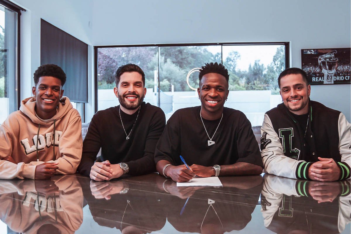 Vini Jr se torna sócio de empresa de esports Loud