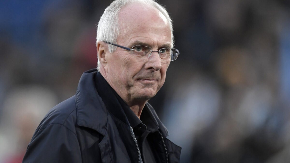 Ex-técnico Sven-Goran Eriksson diz ter só mais um ano de