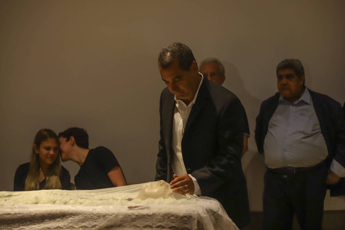 Fãs prestam homenagens a Zagallo em velório no Rio -