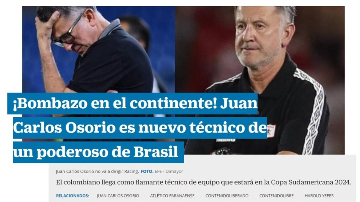 Imprensa estrangeira repercute contratação de Osorio no Athletico