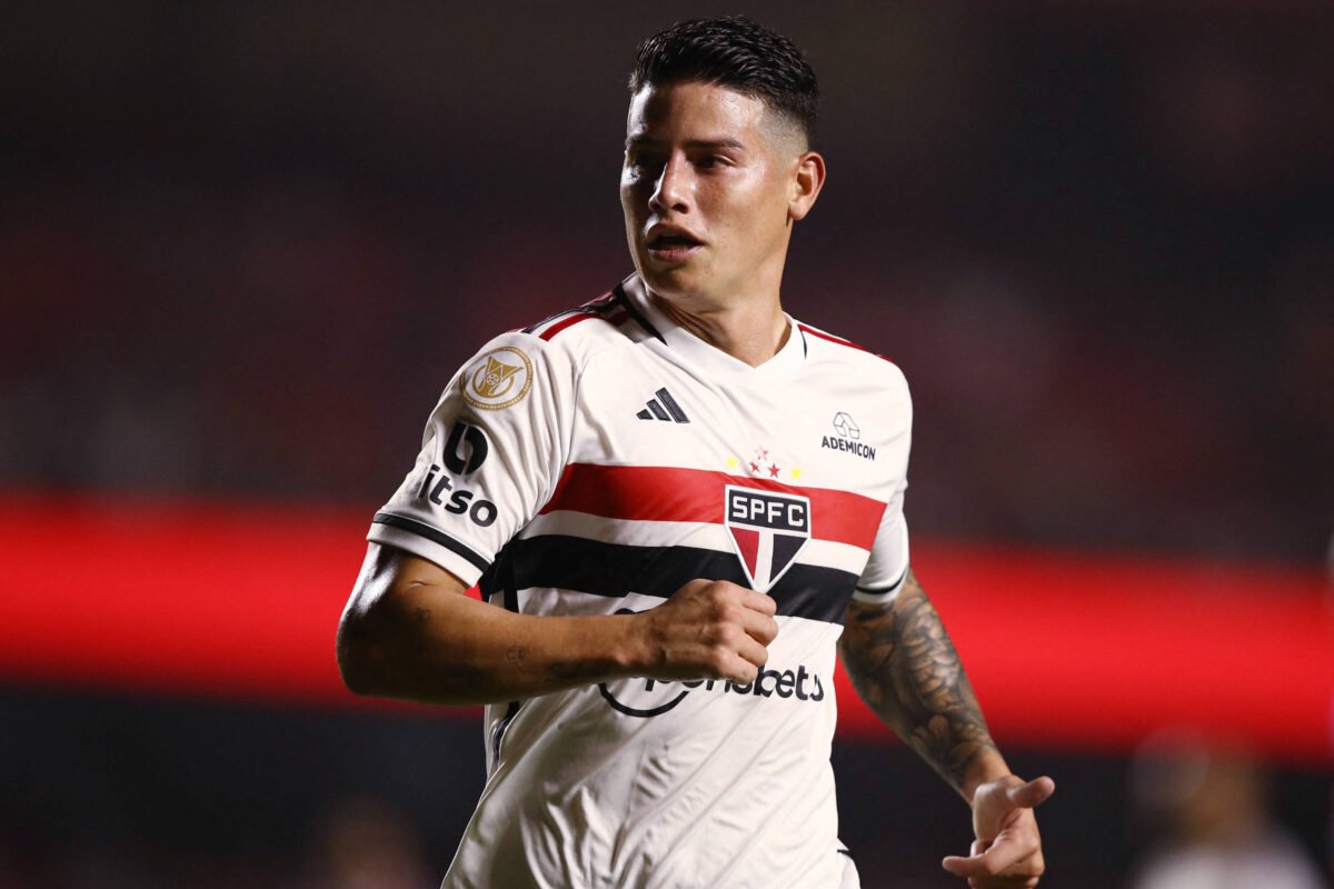 É um mistério James Rodríguez jogar tão pouco no São