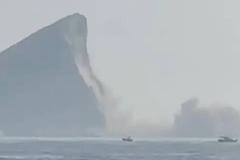 Ilha da tartaruga em Taiwan é desfigurada por terremoto; veja