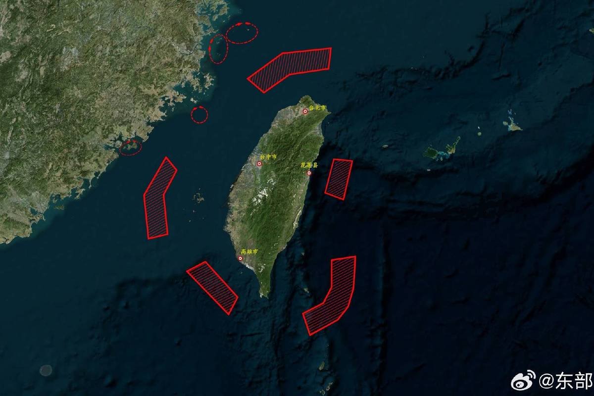 China cerca Taiwan com exercícios militares como 'forte punição' -