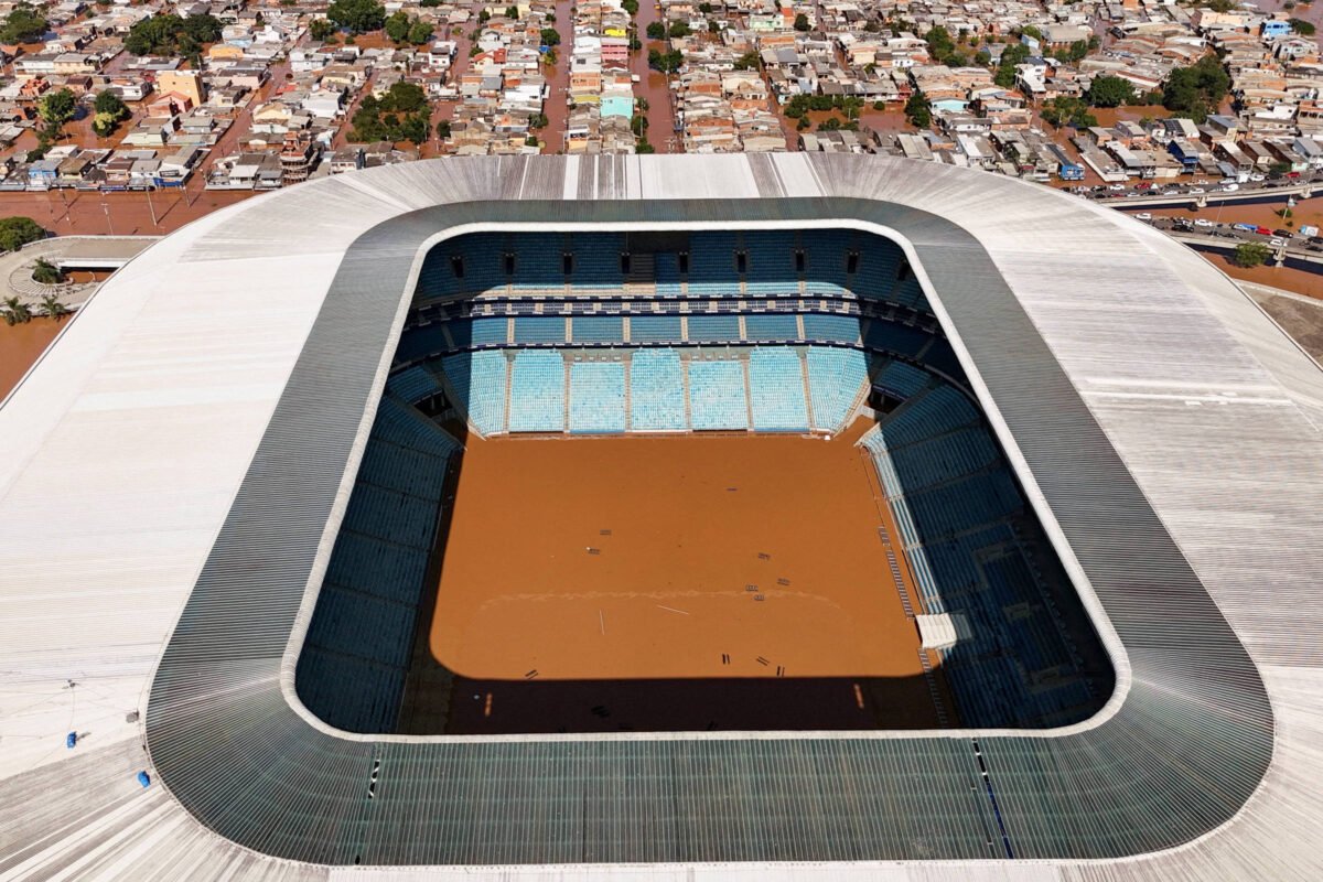 Com enchentes no RS, entra água no Campeonato Brasileiro -