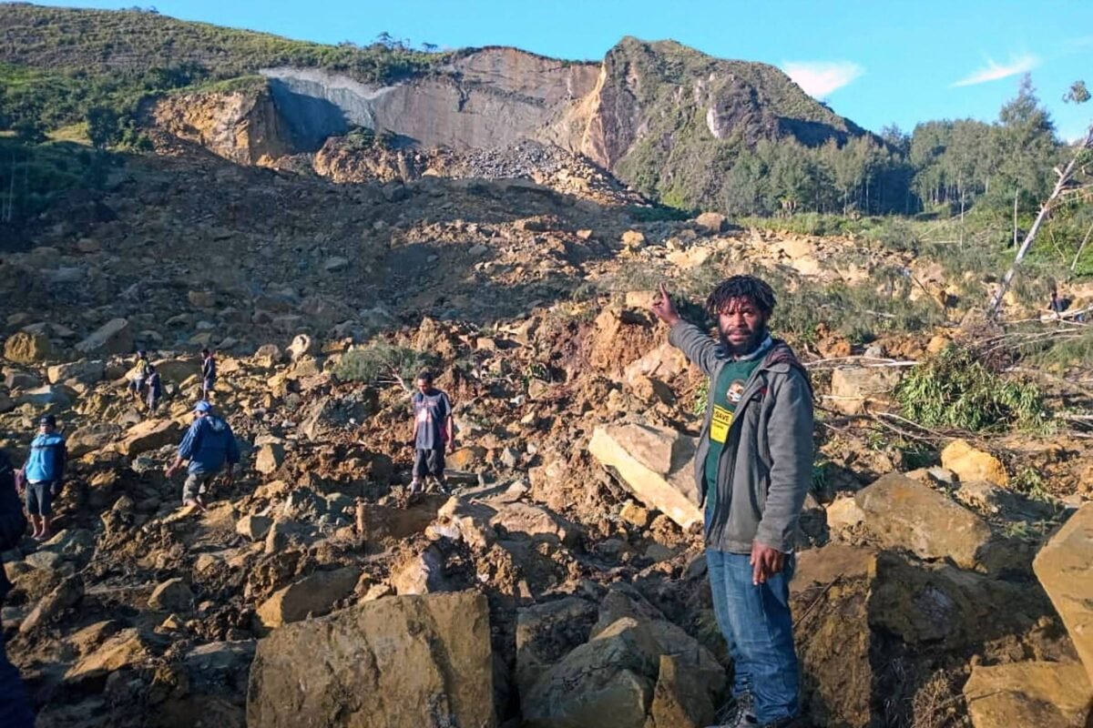 Deslizamento deixa dezenas de vítimas em Papua-Nova Guiné - 24/05/2024