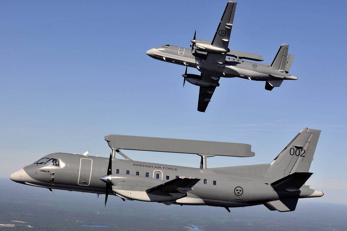 Suécia abre mão de avião-radar para reforçar a Ucrânia -