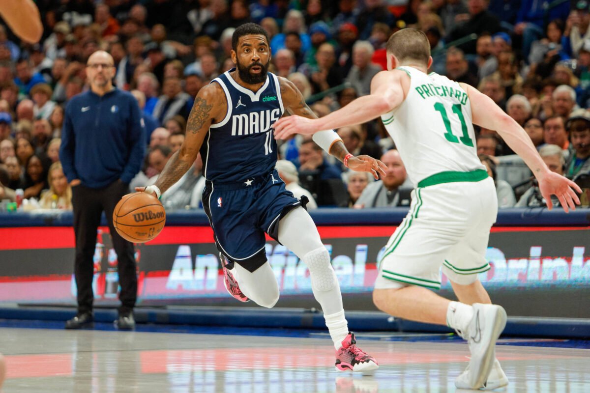 Kyrie Irving está no caminho do Boston Celtics na NBA