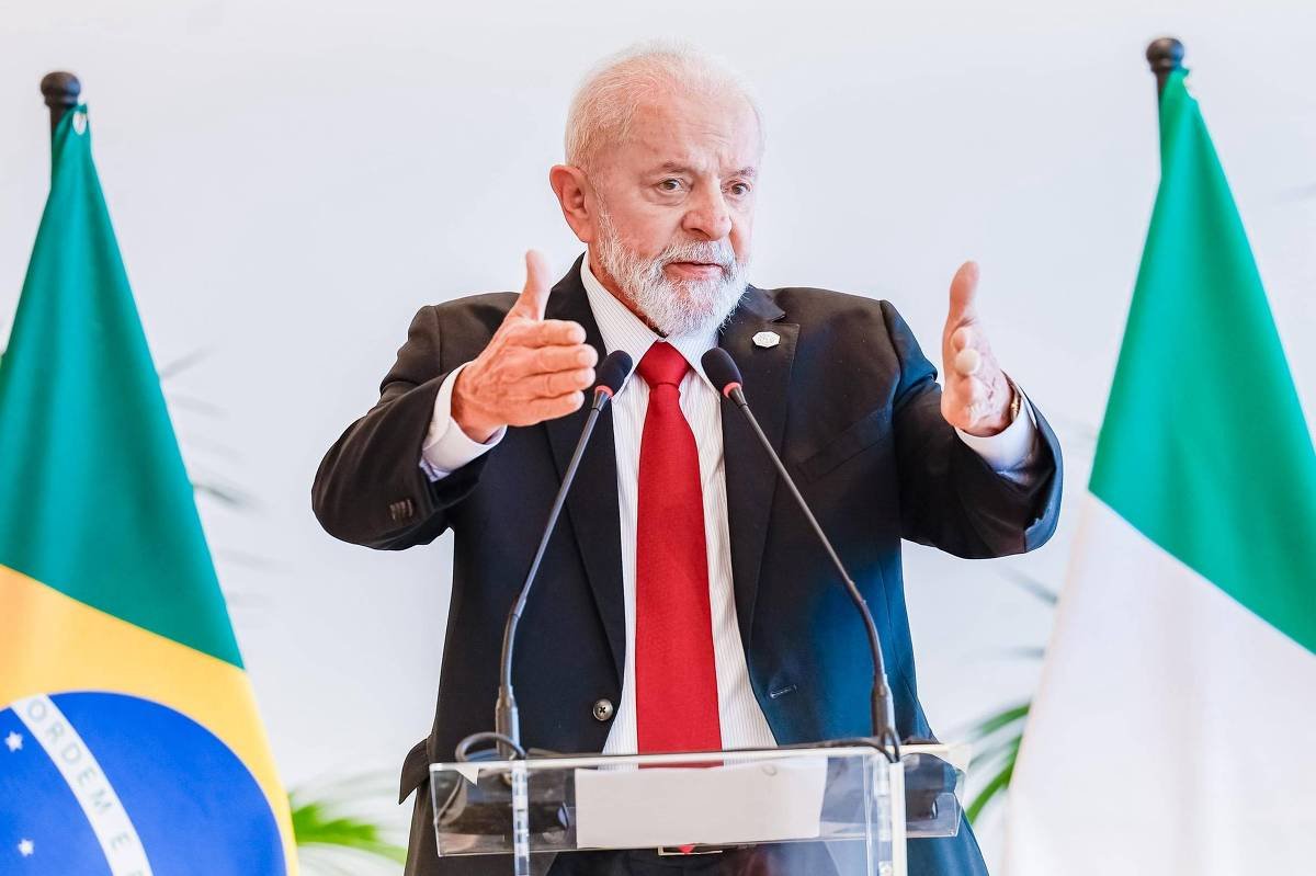 Premiê de Israel quer aniquilar palestinos, diz Lula no G7