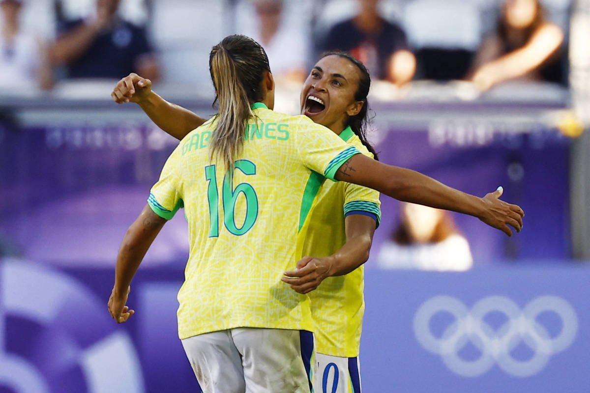Brasil vence Nigéria nas Olimpíadas com passe de Marta -