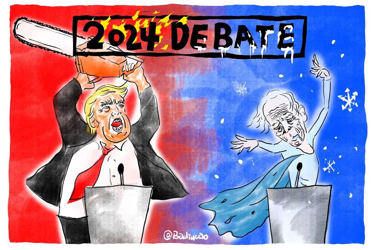 Como China repercutiu Biden x Trump - 02/07/2024 - Mundo