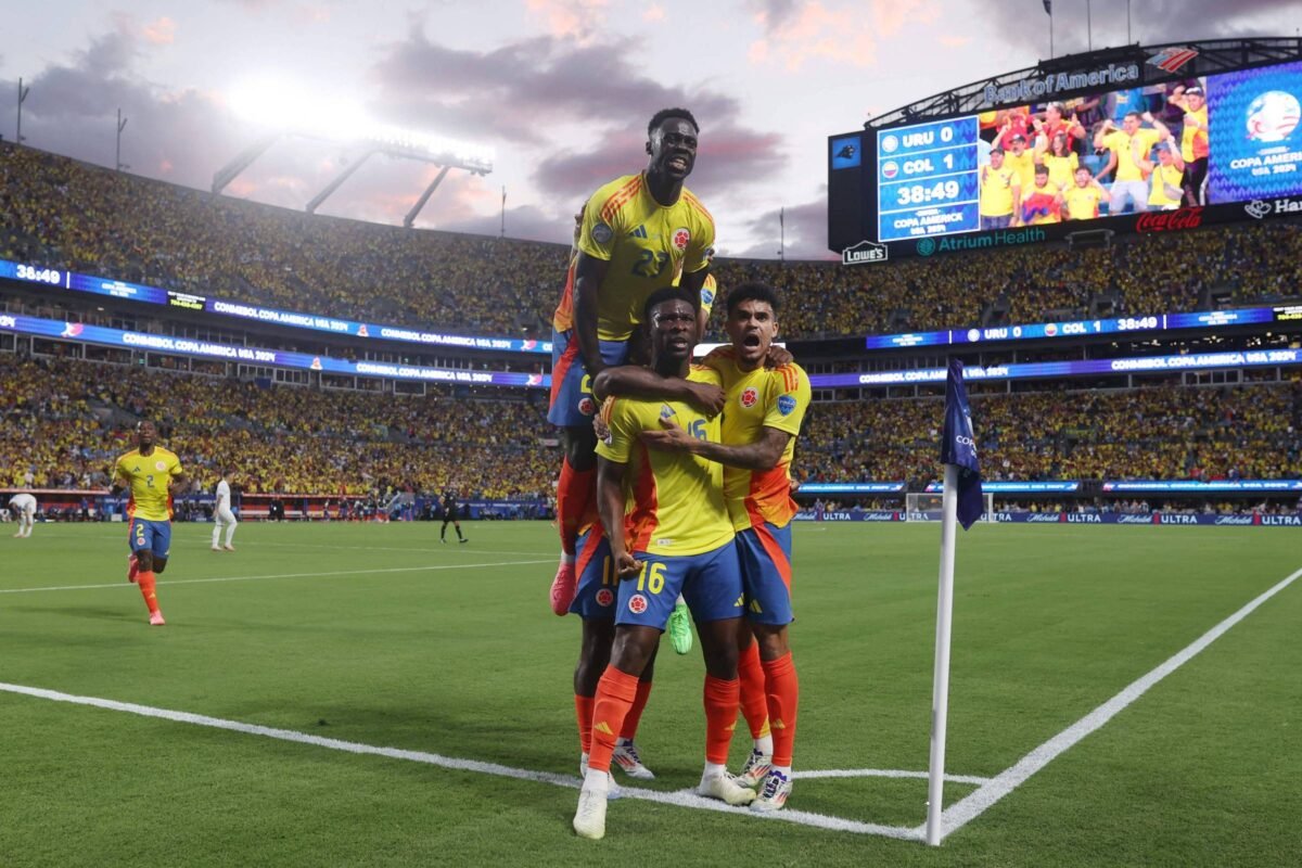 Copa América: Colômbia bate Uruguai e vai pegar Argentina -