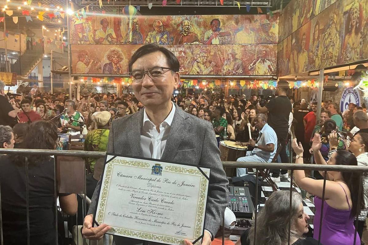 Embaixador sul-coreano recebe título de cidadão do Rio - 23/07/2024
