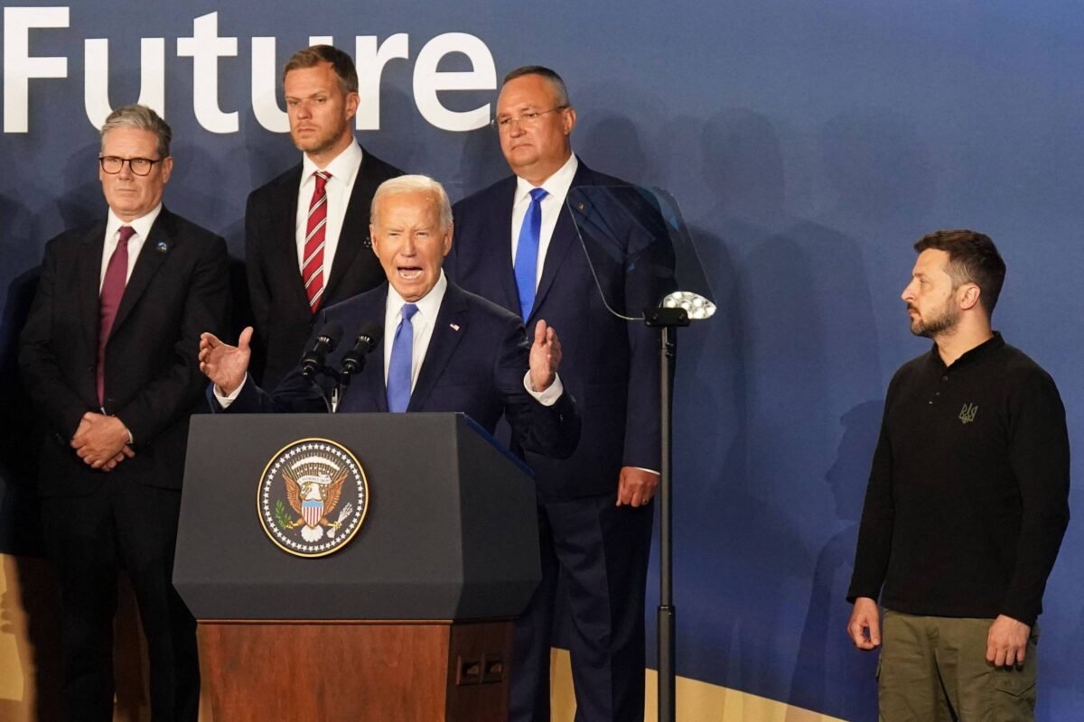 Líderes europeus defendem Biden após confusão de nomes - 12/07/2024