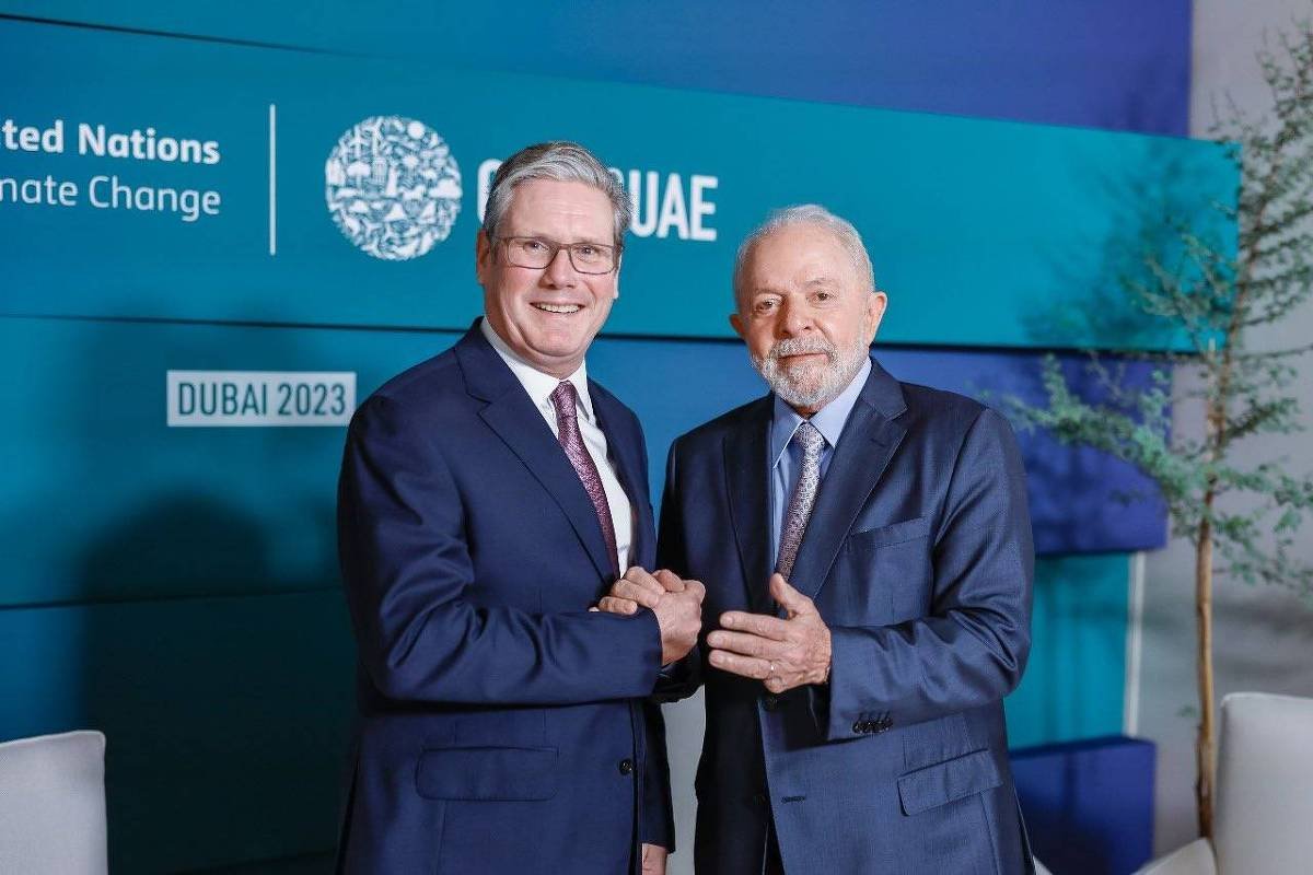 Lula e Starmer se encontram em novembro, diz embaixador -