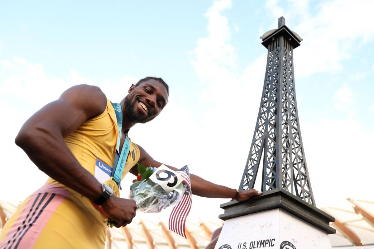 Velocista que cresceu com asma quer superar Bolt em Paris