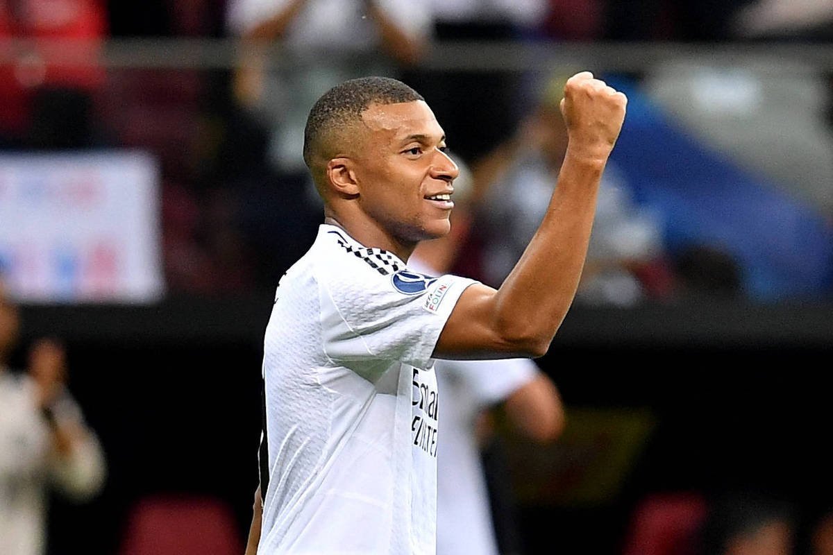Em estreia de Mbappé, Real Madrid fatura Supercopa da Uefa