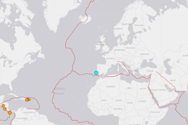 Terremoto de magnitude 5,4 atinge Portugal - 26/08/2024 - Mundo