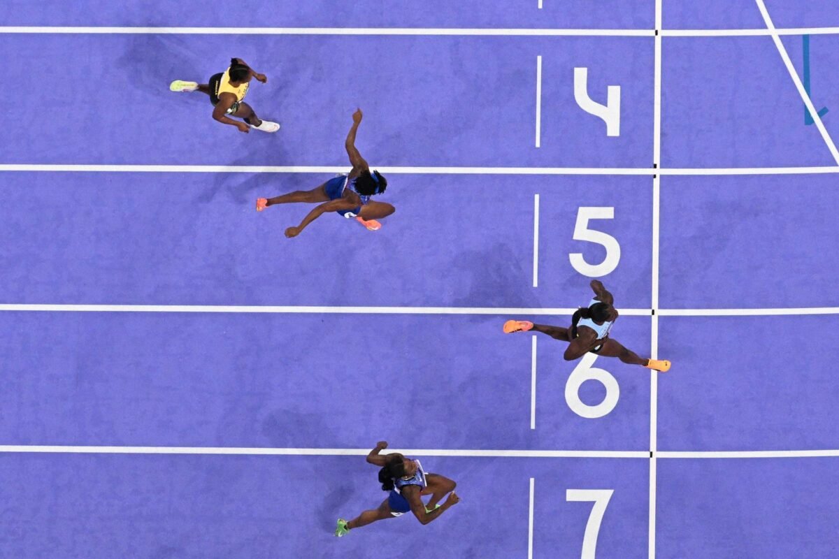 Velocista da ilha de Santa Lúcia vence os 100 m