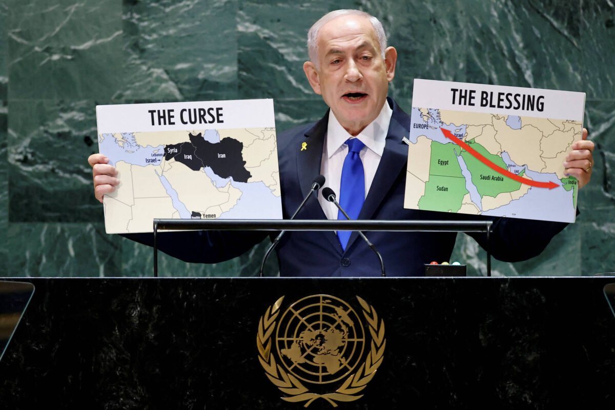 ONU: Entenda os mapas exibidos por Netanyahu - 27/09/2024 -