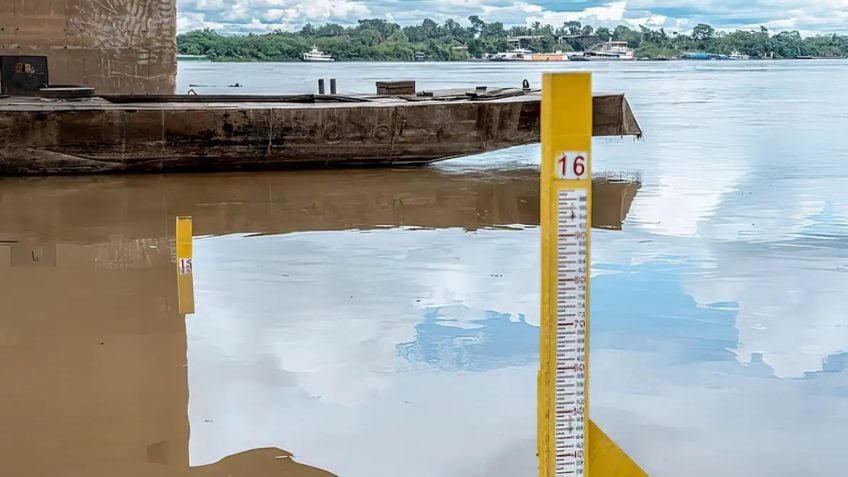 Rio Madeira atinge menor nível da história em Porto Velho