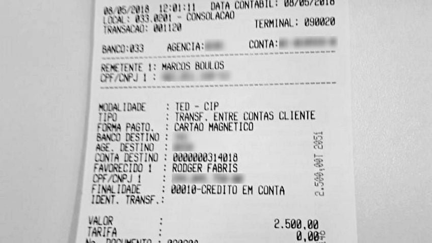 Boulos bateu o carro em 2017, aos 35 anos, e