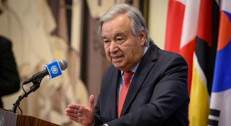 Guterres segue para o Brasil para participar em encontros do