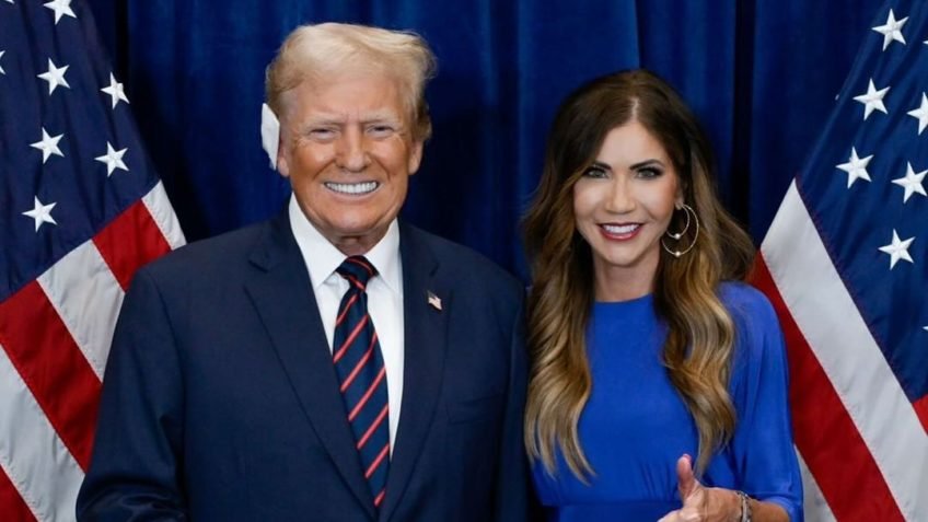 Trump indica Kristi Noem como secretária de Segurança Interna