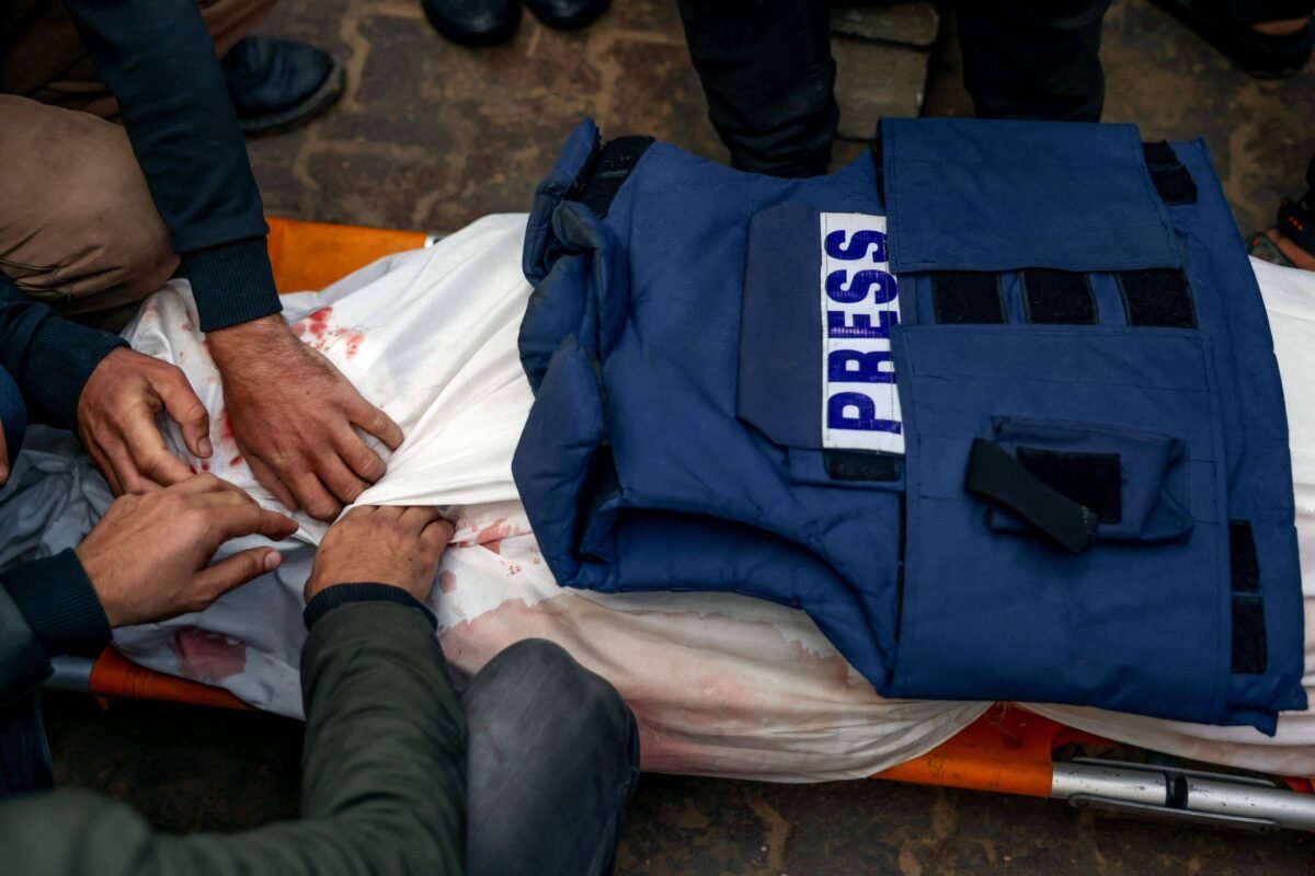 Israel responde por recorde de jornalistas mortos, diz ONG -