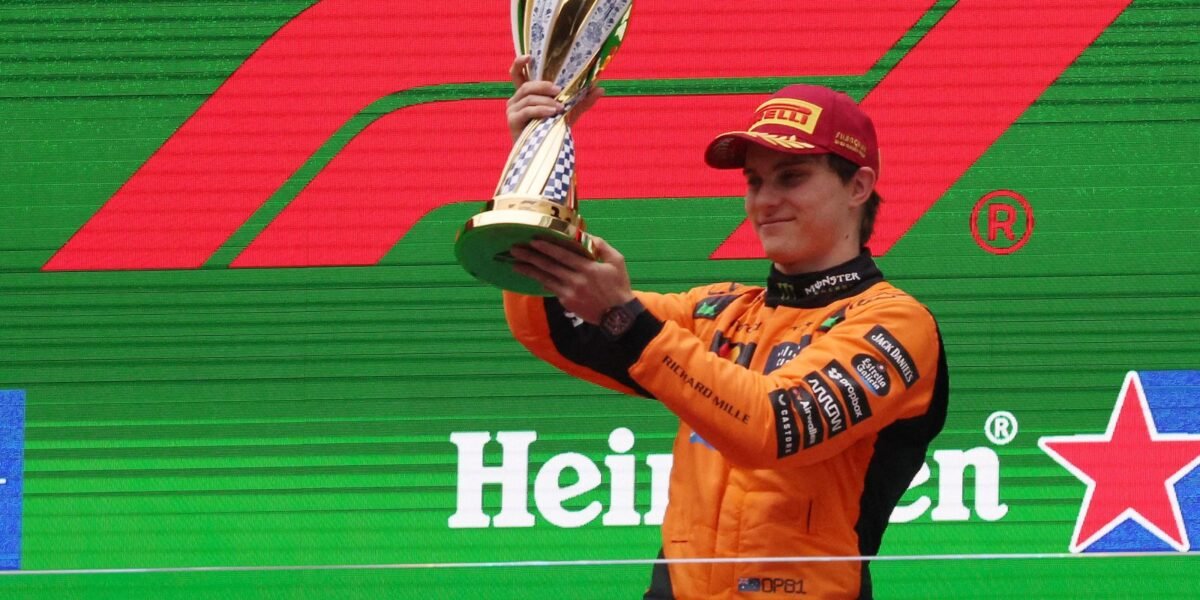 Fórmula 1: Piastri vence GP da China; Bortoleto termina em