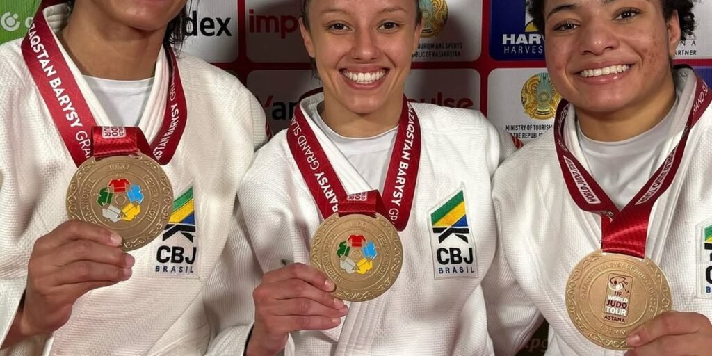 Brasileiras garantem três bronzes em 1º dia de Grand Slam