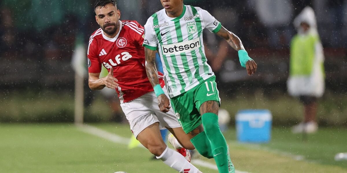 Inter é superado por 3 a 1 pelo Atlético Nacional