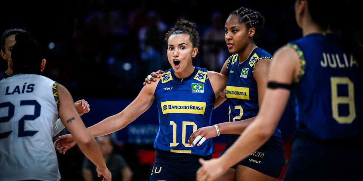 Ana Cristina lidera vitória brasileira pela Liga das Nações de