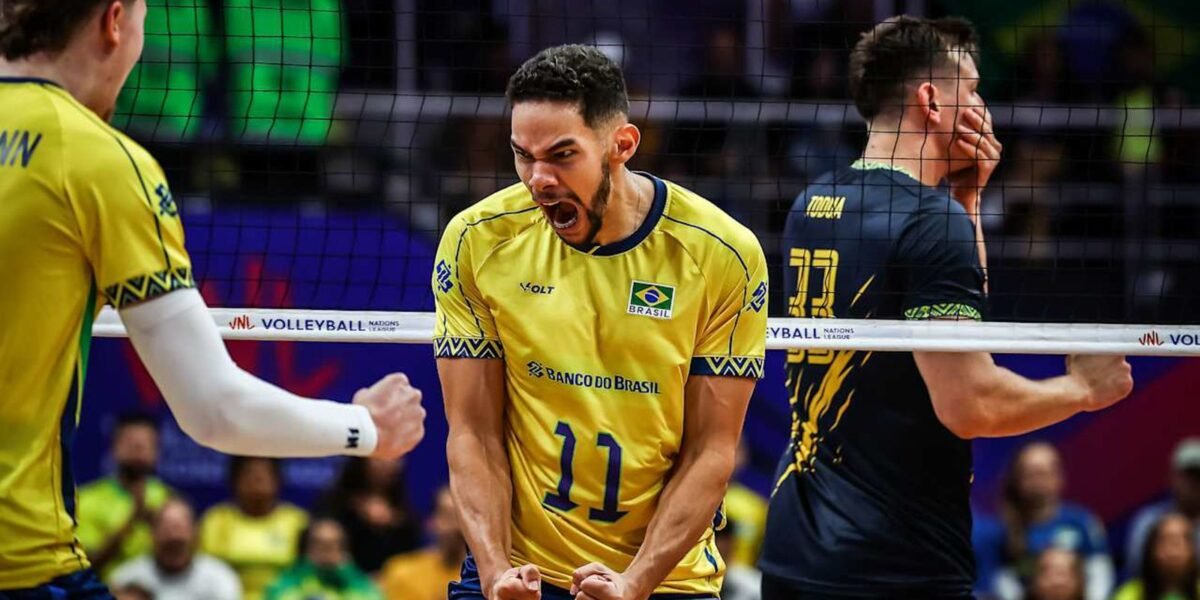 Após início apagado, Brasil vence Ucrânia de virada na Liga