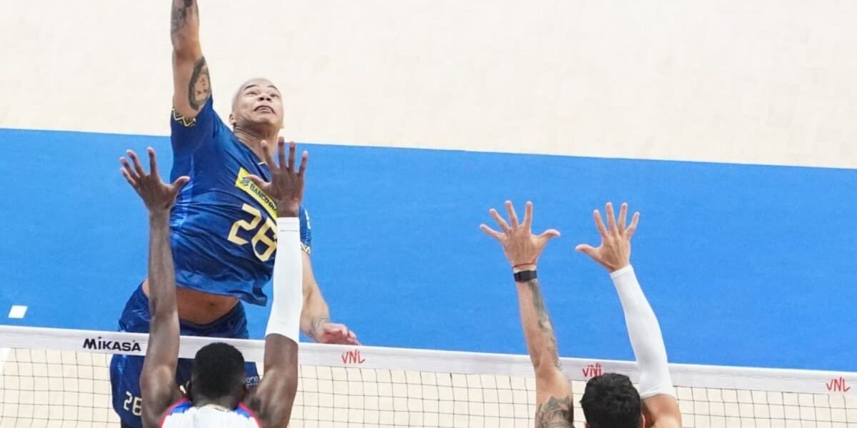 Brasil luta muito, mas é derrotado por Cuba na Liga