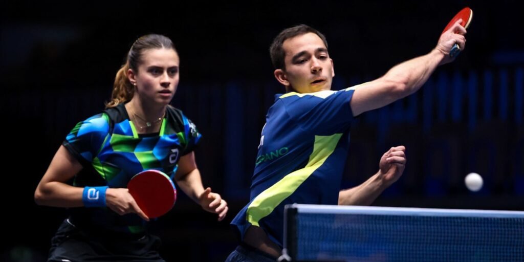 Hugo Calderano e Bruna Takahashi vão à final de torneio