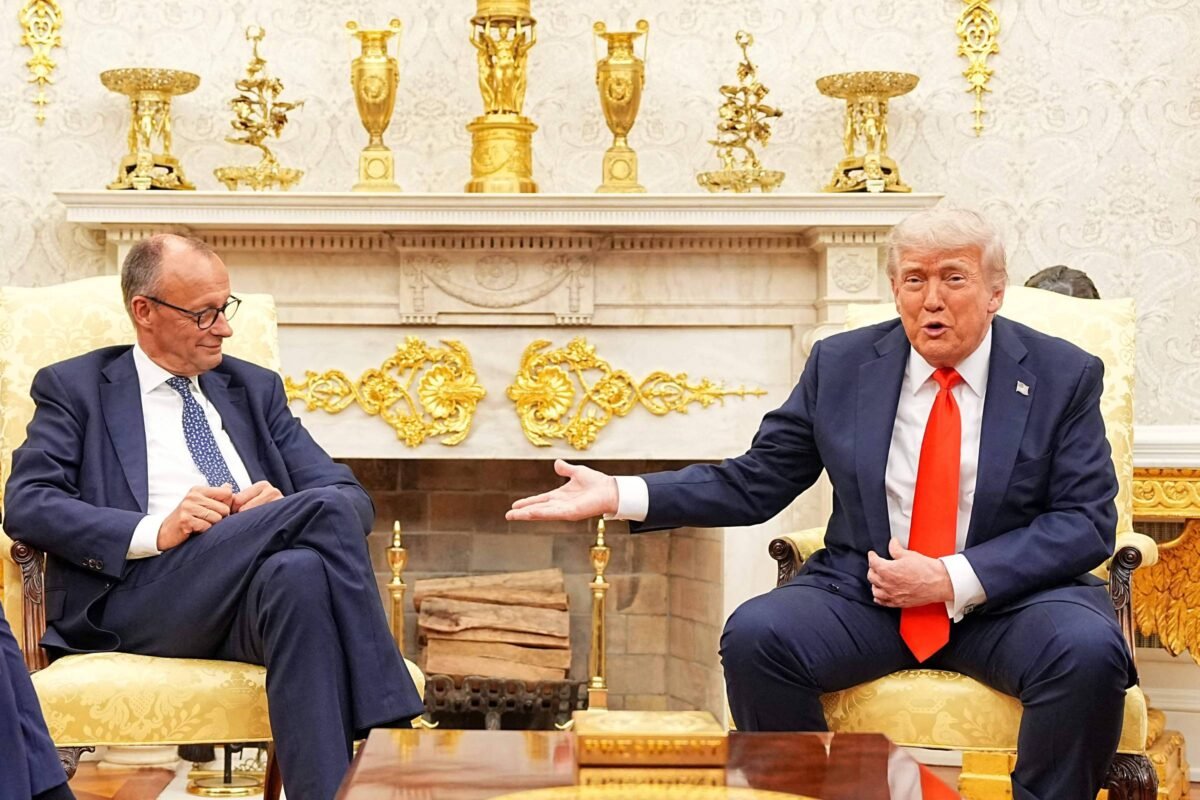 Premiê da Alemanha passa ileso pela Casa Branca - 05/06/2025