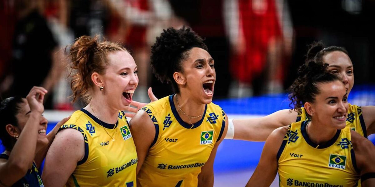 Brasil supera França por 3 sets a 2 na Liga