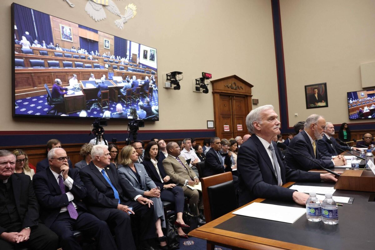 Congresso dos EUA pressiona reitores sobre atos Palestina - 15/07/2025