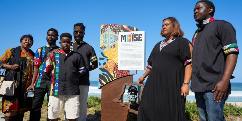 Memorial na Barra da Tijuca homenageia congolês Moïse, morto em